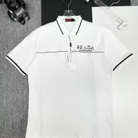 Cheap Prada T-Shirts Short Sleeved For Men #1386656 Replica Wholesale [$38.00 USD] [ITEM#1386656] on Replica Prada T-Shirts