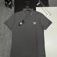 Cheap Prada T-Shirts Short Sleeved For Men #1386663 Replica Wholesale [$38.00 USD] [ITEM#1386663] on Replica Prada T-Shirts