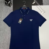Cheap Prada T-Shirts Short Sleeved For Men #1386665 Replica Wholesale [$38.00 USD] [ITEM#1386665] on Replica Prada T-Shirts