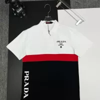 Cheap Prada T-Shirts Short Sleeved For Men #1386668 Replica Wholesale [$38.00 USD] [ITEM#1386668] on Replica Prada T-Shirts