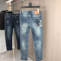 Cheap Chrome Hearts Jeans For Men #1386865 Replica Wholesale [$80.00 USD] [ITEM#1386865] on Replica Chrome Hearts Jeans