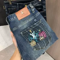 Cheap Louis Vuitton LV Jeans For Men #1386934 Replica Wholesale [$80.00 USD] [ITEM#1386934] on Replica Louis Vuitton LV Jeans
