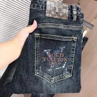 Cheap Louis Vuitton LV Jeans For Men #1386945 Replica Wholesale [$80.00 USD] [ITEM#1386945] on Replica Louis Vuitton LV Jeans