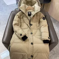 Cheap Canada Goose Down Feather Coat Long Sleeved For Women #1387255 Replica Wholesale [$257.85 USD] [ITEM#1387255] on Replica Canada Goose Down Feather Coat