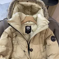 Cheap Canada Goose Down Feather Coat Long Sleeved For Women #1387255 Replica Wholesale [$257.85 USD] [ITEM#1387255] on Replica Canada Goose Down Feather Coat