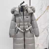 Cheap Prada Down Feather Coat Long Sleeved For Women #1387259 Replica Wholesale [$261.16 USD] [ITEM#1387259] on Replica Prada Down Feather Coat