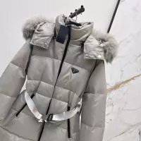 Cheap Prada Down Feather Coat Long Sleeved For Women #1387259 Replica Wholesale [$261.16 USD] [ITEM#1387259] on Replica Prada Down Feather Coat