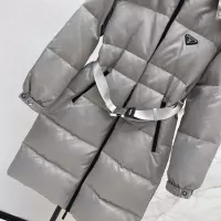 Cheap Prada Down Feather Coat Long Sleeved For Women #1387259 Replica Wholesale [$261.16 USD] [ITEM#1387259] on Replica Prada Down Feather Coat
