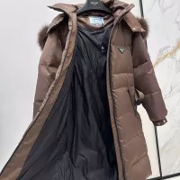 Cheap Prada Down Feather Coat Long Sleeved For Women #1387260 Replica Wholesale [$261.16 USD] [ITEM#1387260] on Replica Prada Down Feather Coat