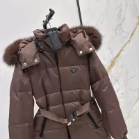 Cheap Prada Down Feather Coat Long Sleeved For Women #1387260 Replica Wholesale [$261.16 USD] [ITEM#1387260] on Replica Prada Down Feather Coat