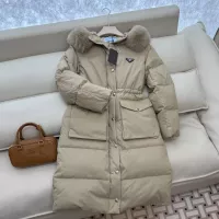 Cheap Prada Down Feather Coat Long Sleeved For Women #1387263 Replica Wholesale [$323.97 USD] [ITEM#1387263] on Replica Prada Down Feather Coat