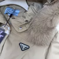 Cheap Prada Down Feather Coat Long Sleeved For Women #1387263 Replica Wholesale [$323.97 USD] [ITEM#1387263] on Replica Prada Down Feather Coat