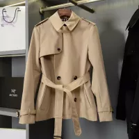 Cheap Burberry Trench Coat Long Sleeved For Women #1387277 Replica Wholesale [$162.00 USD] [ITEM#1387277] on Replica Burberry Trench Coat