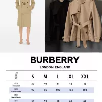 Cheap Burberry Trench Coat Long Sleeved For Women #1387278 Replica Wholesale [$162.00 USD] [ITEM#1387278] on Replica Burberry Trench Coat