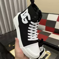 Cheap Dolce &amp; Gabbana D&amp;G High Top Shoes For Men #1387371 Replica Wholesale [$85.00 USD] [ITEM#1387371] on Replica Dolce &amp; Gabbana D&amp;G High Top Shoes