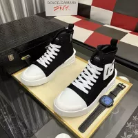 Cheap Dolce &amp; Gabbana D&amp;G High Top Shoes For Men #1387371 Replica Wholesale [$85.00 USD] [ITEM#1387371] on Replica Dolce &amp; Gabbana D&amp;G High Top Shoes
