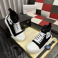 Cheap Dolce &amp; Gabbana D&amp;G High Top Shoes For Men #1387371 Replica Wholesale [$85.00 USD] [ITEM#1387371] on Replica Dolce &amp; Gabbana D&amp;G High Top Shoes