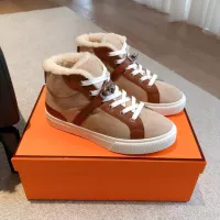Cheap Hermes High Tops Shoes For Women #1387555 Replica Wholesale [$145.00 USD] [ITEM#1387555] on Replica Hermes High Tops Shoes