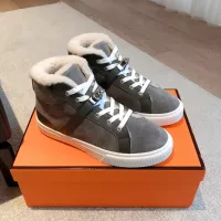 Cheap Hermes High Tops Shoes For Men #1387556 Replica Wholesale [$145.00 USD] [ITEM#1387556] on Replica Hermes High Tops Shoes