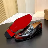 Cheap Christian Louboutin Leather Shoes For Men #1387574 Replica Wholesale [$172.00 USD] [ITEM#1387574] on Replica Christian Louboutin Leather Shoes