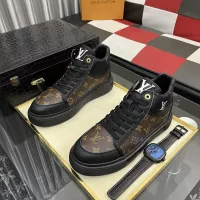 Cheap Louis Vuitton High Tops Shoes For Men #1387673 Replica Wholesale [$85.00 USD] [ITEM#1387673] on Replica Louis Vuitton High Tops Shoes