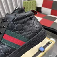 Cheap Gucci High Tops Shoes For Men #1387724 Replica Wholesale [$88.00 USD] [ITEM#1387724] on Replica Gucci High Tops Shoes