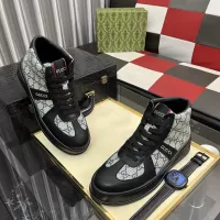 Cheap Gucci High Tops Shoes For Men #1387726 Replica Wholesale [$85.00 USD] [ITEM#1387726] on Replica Gucci High Tops Shoes