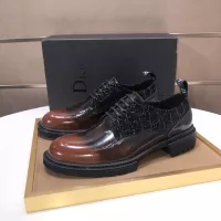 Cheap Christian Dior Leather Shoes For Men #1387862 Replica Wholesale [$128.00 USD] [ITEM#1387862] on Replica Christian Dior Leather Shoes