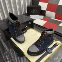 Cheap Prada High Top Shoes For Men #1387864 Replica Wholesale [$88.00 USD] [ITEM#1387864] on Replica Prada High Top Shoes