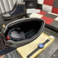 Cheap Prada High Top Shoes For Men #1387864 Replica Wholesale [$88.00 USD] [ITEM#1387864] on Replica Prada High Top Shoes