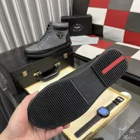 Cheap Prada High Top Shoes For Men #1387865 Replica Wholesale [$88.00 USD] [ITEM#1387865] on Replica Prada High Top Shoes