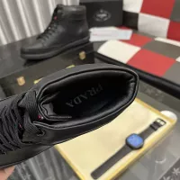 Cheap Prada High Top Shoes For Men #1387866 Replica Wholesale [$88.00 USD] [ITEM#1387866] on Replica Prada High Top Shoes