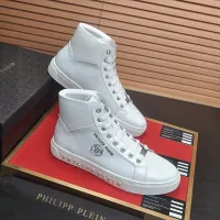 Cheap Philipp Plein PP High Tops Shoes For Men #1387888 Replica Wholesale [$92.00 USD] [ITEM#1387888] on Replica Philipp Plein PP High Tops Shoes