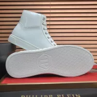 Cheap Philipp Plein PP High Tops Shoes For Men #1387888 Replica Wholesale [$92.00 USD] [ITEM#1387888] on Replica Philipp Plein PP High Tops Shoes