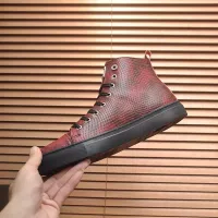 Cheap Philipp Plein PP High Tops Shoes For Men #1387899 Replica Wholesale [$92.00 USD] [ITEM#1387899] on Replica Philipp Plein PP High Tops Shoes