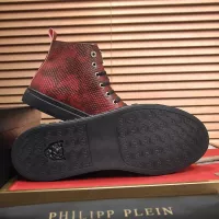 Cheap Philipp Plein PP High Tops Shoes For Men #1387899 Replica Wholesale [$92.00 USD] [ITEM#1387899] on Replica Philipp Plein PP High Tops Shoes