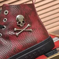 Cheap Philipp Plein PP High Tops Shoes For Men #1387899 Replica Wholesale [$92.00 USD] [ITEM#1387899] on Replica Philipp Plein PP High Tops Shoes