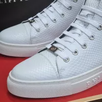 Cheap Philipp Plein PP High Tops Shoes For Men #1387901 Replica Wholesale [$92.00 USD] [ITEM#1387901] on Replica Philipp Plein PP High Tops Shoes