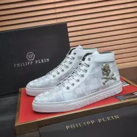 Cheap Philipp Plein PP High Tops Shoes For Men #1387906 Replica Wholesale [$92.00 USD] [ITEM#1387906] on Replica Philipp Plein PP High Tops Shoes