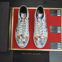 Cheap Philipp Plein PP High Tops Shoes For Men #1387909 Replica Wholesale [$92.00 USD] [ITEM#1387909] on Replica Philipp Plein PP High Tops Shoes