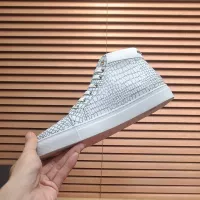 Cheap Philipp Plein PP High Tops Shoes For Men #1387910 Replica Wholesale [$92.00 USD] [ITEM#1387910] on Replica Philipp Plein PP High Tops Shoes