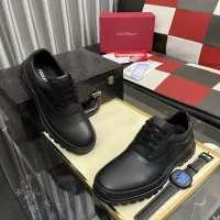 Cheap Salvatore Ferragamo Leather Shoes For Men #1387949 Replica Wholesale [$118.00 USD] [ITEM#1387949] on Replica Salvatore Ferragamo Leather Shoes