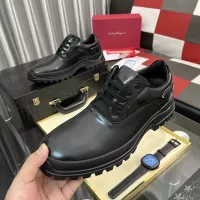 Cheap Salvatore Ferragamo Leather Shoes For Men #1387951 Replica Wholesale [$118.00 USD] [ITEM#1387951] on Replica Salvatore Ferragamo Leather Shoes