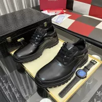 Cheap Salvatore Ferragamo Leather Shoes For Men #1387951 Replica Wholesale [$118.00 USD] [ITEM#1387951] on Replica Salvatore Ferragamo Leather Shoes