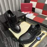 Cheap Salvatore Ferragamo Leather Shoes For Men #1387951 Replica Wholesale [$118.00 USD] [ITEM#1387951] on Replica Salvatore Ferragamo Leather Shoes