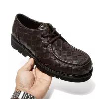 Cheap Bottega Veneta BV Leather Shoes For Men #1387966 Replica Wholesale [$145.00 USD] [ITEM#1387966] on Replica Bottega Veneta BV Leather Shoes