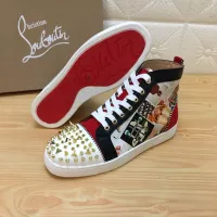 Cheap Christian Louboutin High Top Shoes For Men #1388022 Replica Wholesale [$96.00 USD] [ITEM#1388022] on Replica Christian Louboutin High Top Shoes