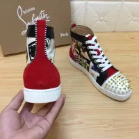 Cheap Christian Louboutin High Top Shoes For Men #1388022 Replica Wholesale [$96.00 USD] [ITEM#1388022] on Replica Christian Louboutin High Top Shoes