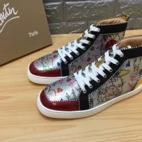 Cheap Christian Louboutin High Top Shoes For Men #1388027 Replica Wholesale [$96.00 USD] [ITEM#1388027] on Replica Christian Louboutin High Top Shoes