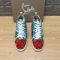 Cheap Christian Louboutin High Top Shoes For Men #1388030 Replica Wholesale [$96.00 USD] [ITEM#1388030] on Replica Christian Louboutin High Top Shoes